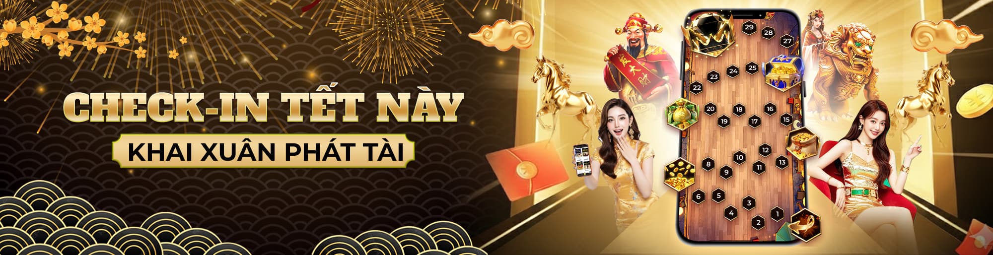 check in nhận quà