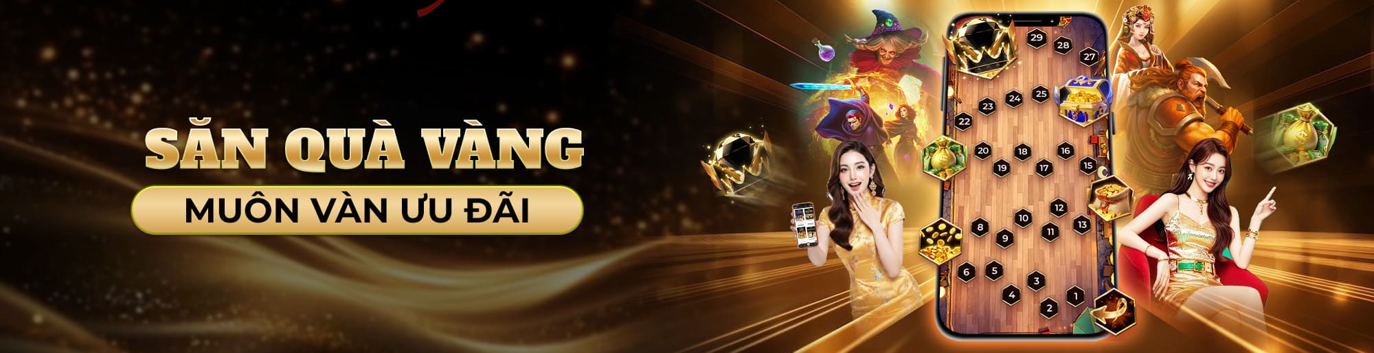 check in nhận quà