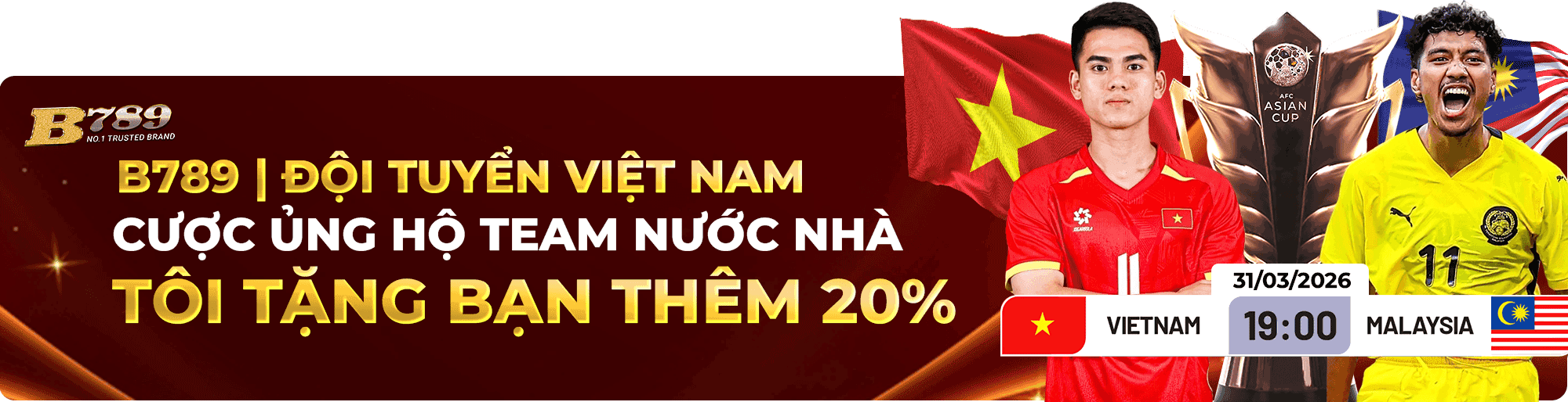 TẶNG 20% VN THẮNG