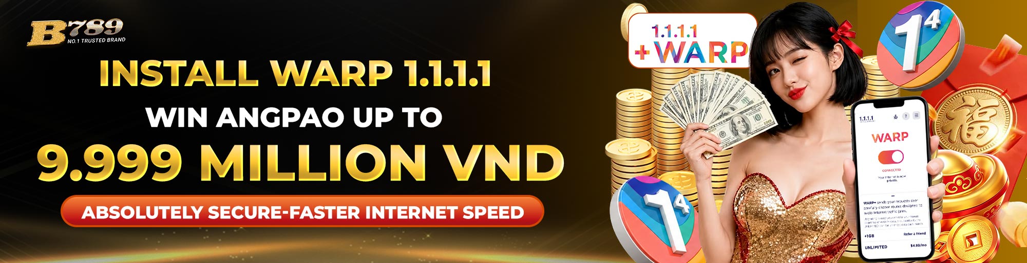 TẢI ỨNG DỤNG 1.1.1.1 NHẬN LÌ XÌ