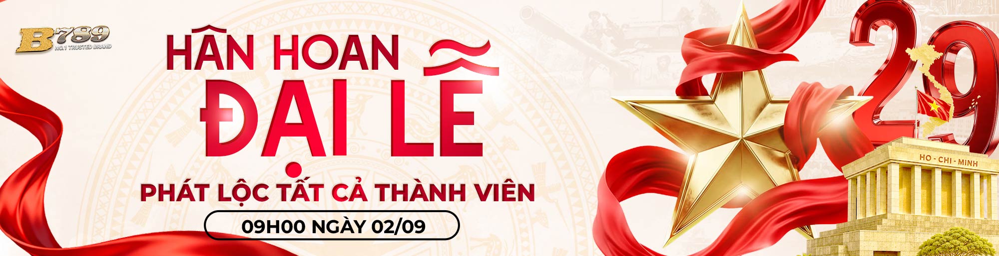 HÂN HOAN ĐẠI LỄ - PHÁT LỘC TẤT CẢ THÀNH VIÊN