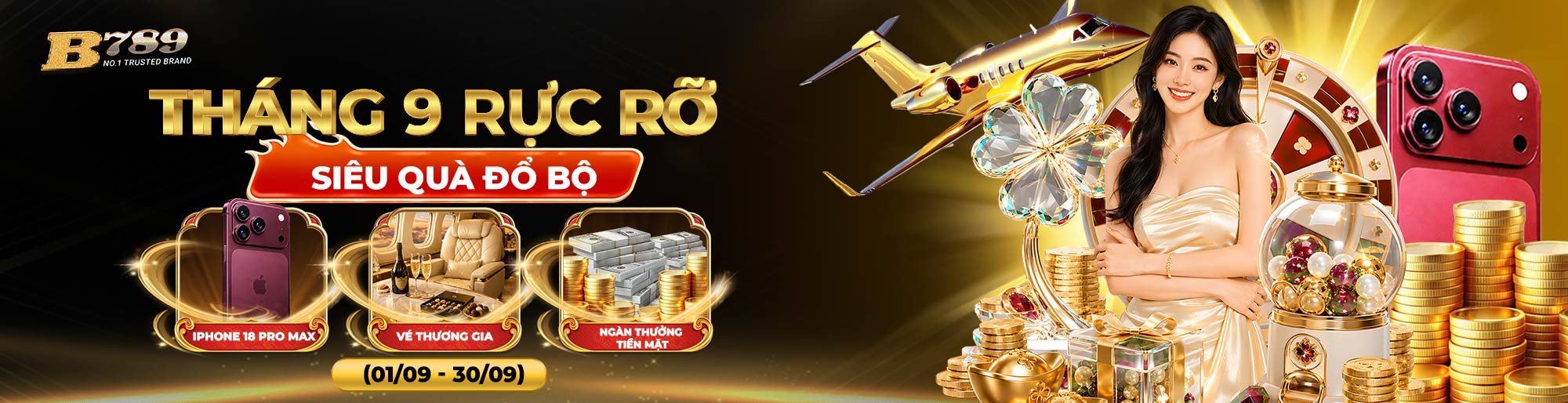 THÁNG 9 RỰC RỞ TRIỆU PHẦN THƯỞNG