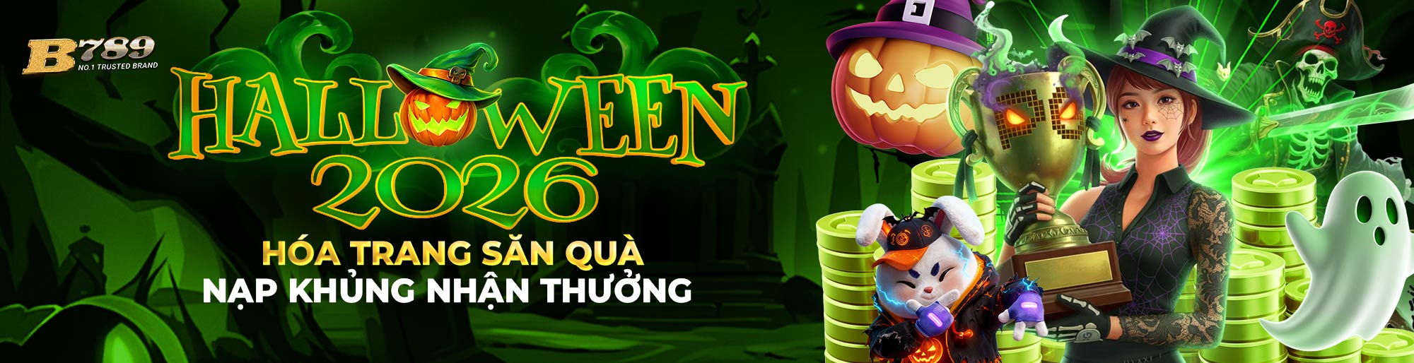 HALLOWEEN 2026 – HÓA TRANG SĂN QUÀ NẠP KHỦNG NHẬN THƯỞNG