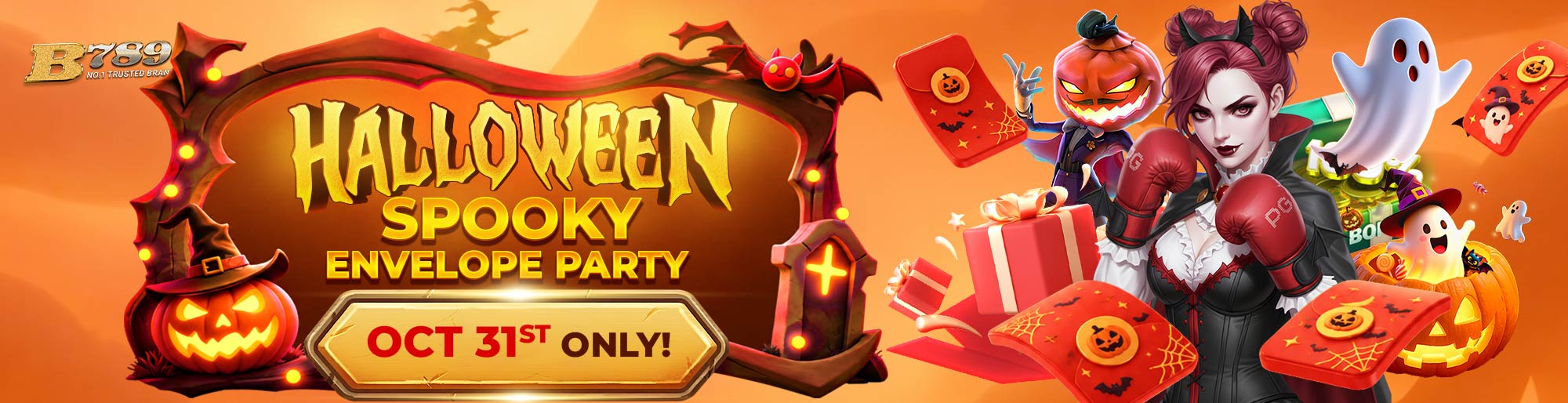 ĐẠI TIỆC LÌ XÌ HALLOWEEN
