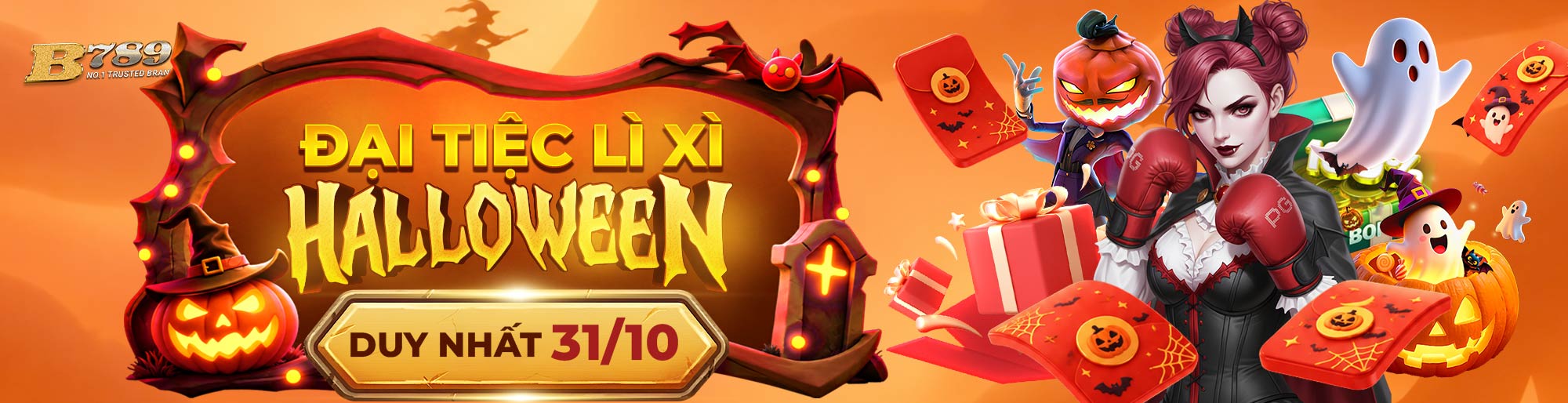ĐẠI TIỆC LÌ XÌ HALLOWEEN
